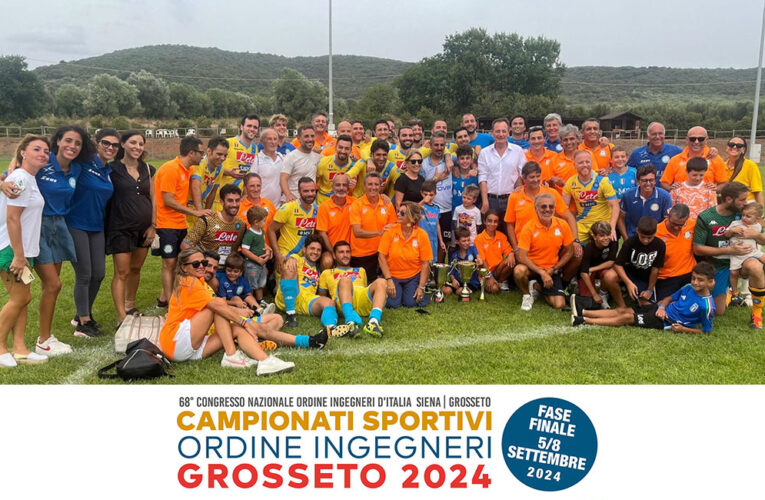 Campionati sportivi Ordini ingegneri 2024: sugli scudi squadre e atleti di Napoli