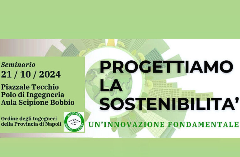 Sostenibilità, Annunziata al seminario del 21 ottobre: Non più uno slogan, ma un impegno concreto per noi professionisti